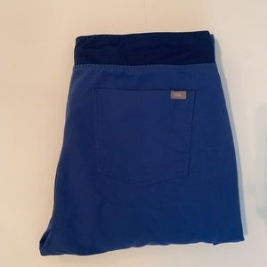 Blue Zamora Jogger Figs Scrub Pants. Size Large